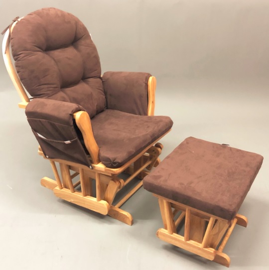 Glider-Round Back Base Natural +Brown